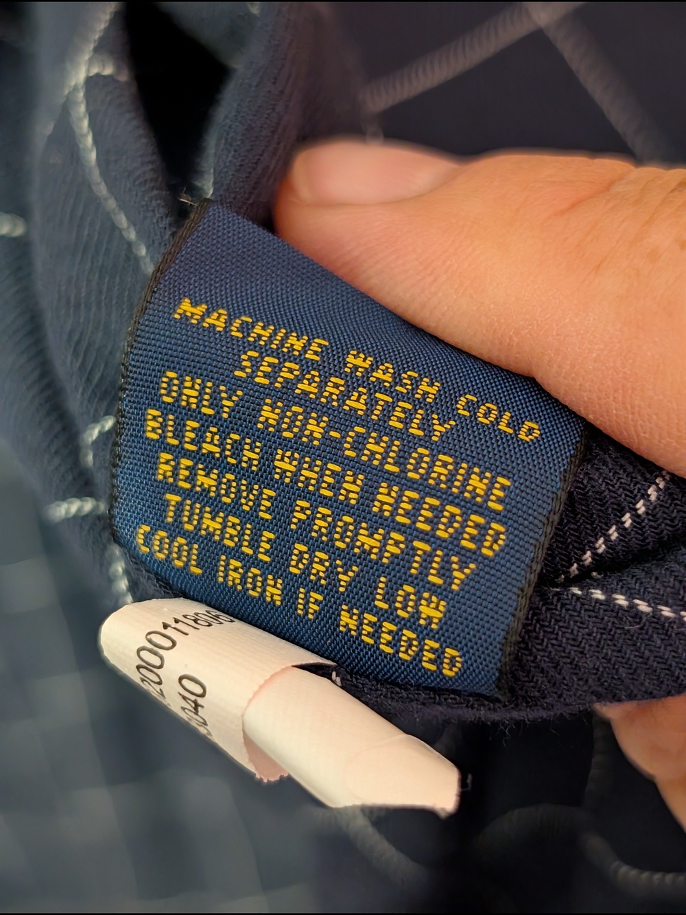 Polo by Ralph Lauren Navy Zip-Up Lightweight Jacket - Picture 9 of 13